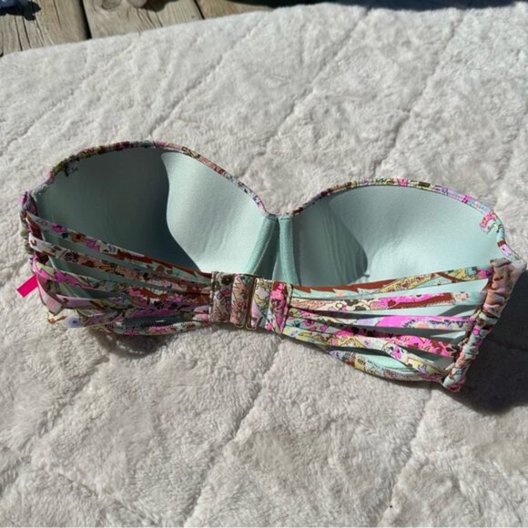 Victoria's Secret | "Byron Bay" Strapless Bikini Top | Size 34DD - Picture 7 of 11